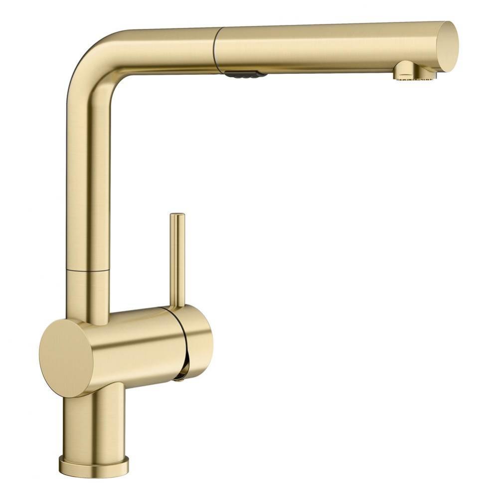 Linus Pull-Out 1.5 GPM - Satin Gold