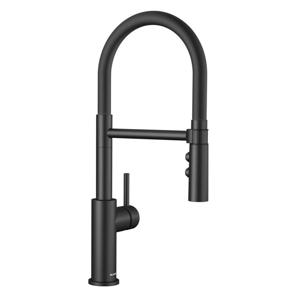 Catris Flexo Semi-Pro Pull-Down Dual-Spray Kitchen Faucet - Matte Black