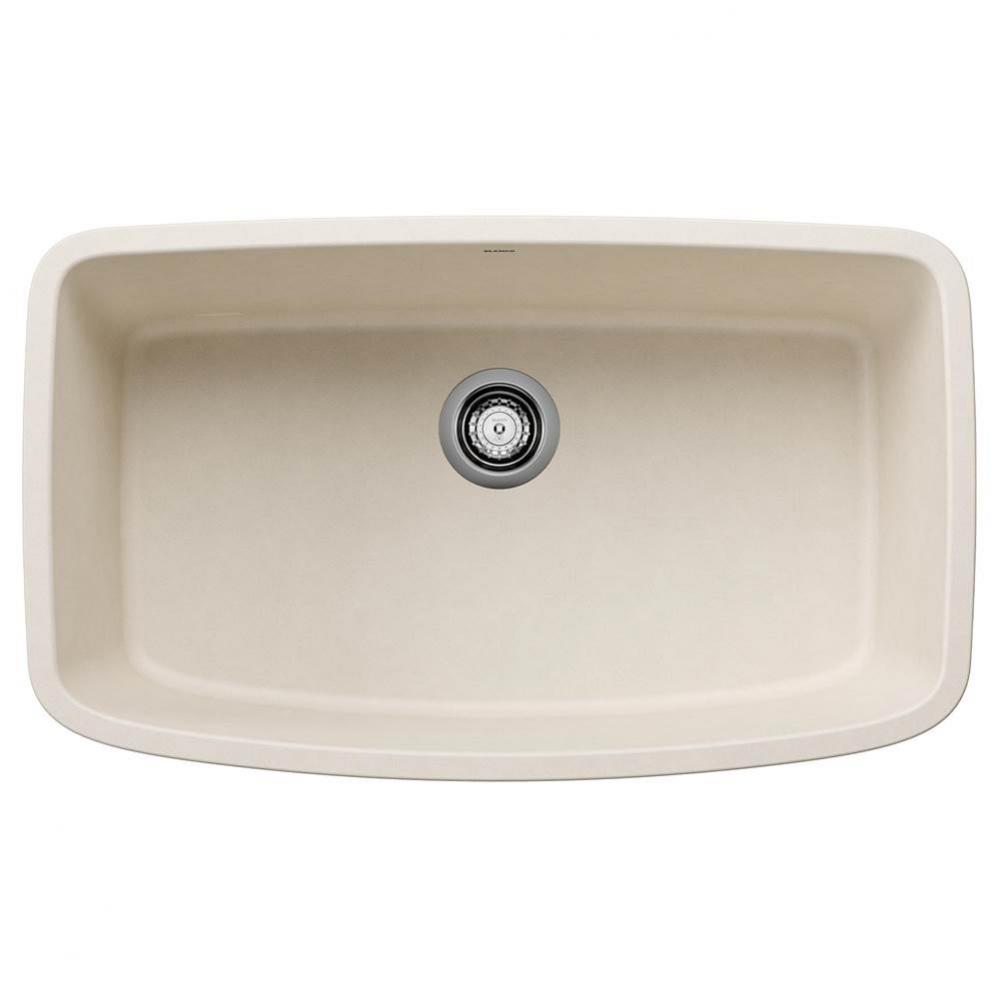 Valea SILGRANIT 32&apos;&apos; Super Single Undermount Kitchen Sink - Soft White