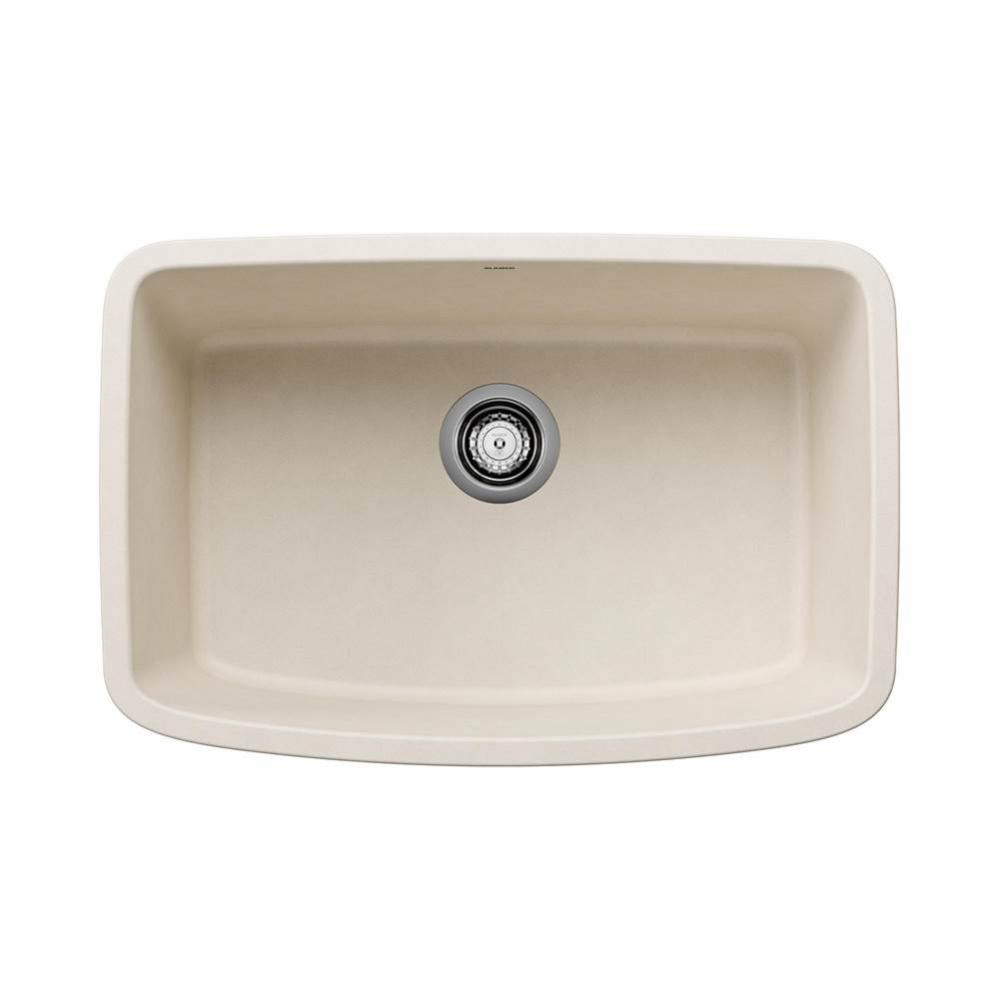 Valea SILGRANIT 27&apos;&apos; Single Bowl Undermount Kitchen Sink - Soft White