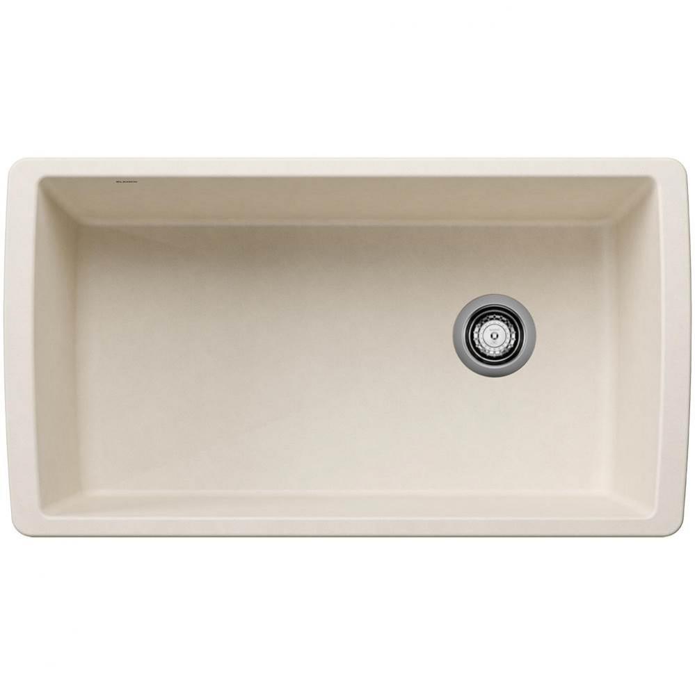 Diamond SILGRANIT 33&apos;&apos; Super Single Undermount Kitchen Sink - Soft White