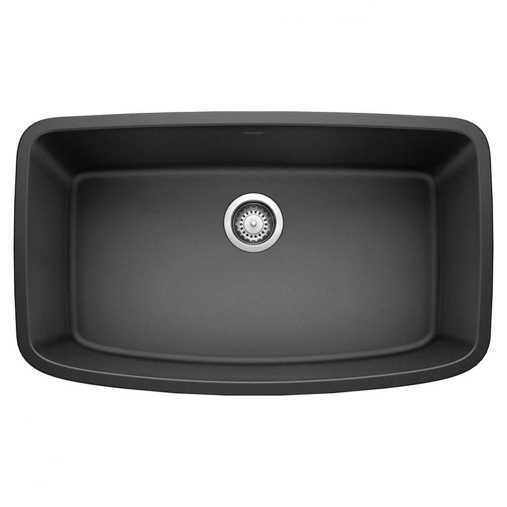 Valea SILGRANIT 32&apos;&apos; Super Single Undermount Kitchen Sink - Anthracite