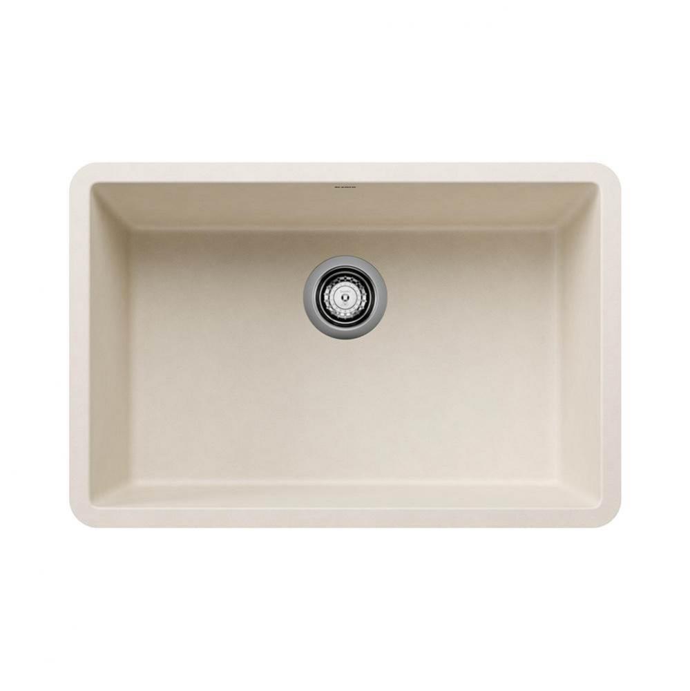 Precis SILGRANIT 27&apos;&apos; Single Bowl Undermount Kitchen Sink - Soft White