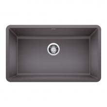 Blanco 442530 - Precis SILGRANIT 30'' Single Bowl Undermount Kitchen Sink - Cinder