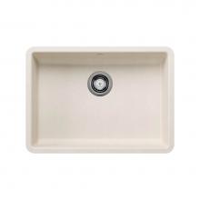 Blanco 443082 - Precis SILGRANIT 25'' ADA Single Bowl Undermount Kitchen Sink - Soft White