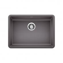 Blanco 442539 - Precis SILGRANIT 25'' ADA Single Bowl Undermount Kitchen Sink - Cinder