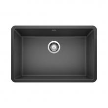 Blanco 522259 - Precis SILGRANIT 27'' Single Bowl Undermount Kitchen Sink - Anthracite