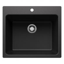 Blanco 401920 - Liven SILGRANIT 25'' Single Bowl Dual Mount Laundry Sink - Anthracite