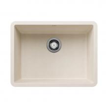 Blanco 527402 - Precis SILGRANIT 24'' Single Bowl Undermount Kitchen Sink - Soft White