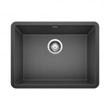 Blanco 522258 - Precis SILGRANIT 24'' Single Bowl Undermount Kitchen Sink - Anthracite