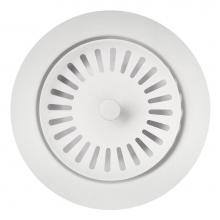 Blanco 240319 - Color-Coordinated Metal Basket Strainer - White