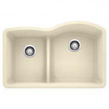 Blanco 441606 - Diamond 1-3/4 Low Divide Reverse - Biscuit