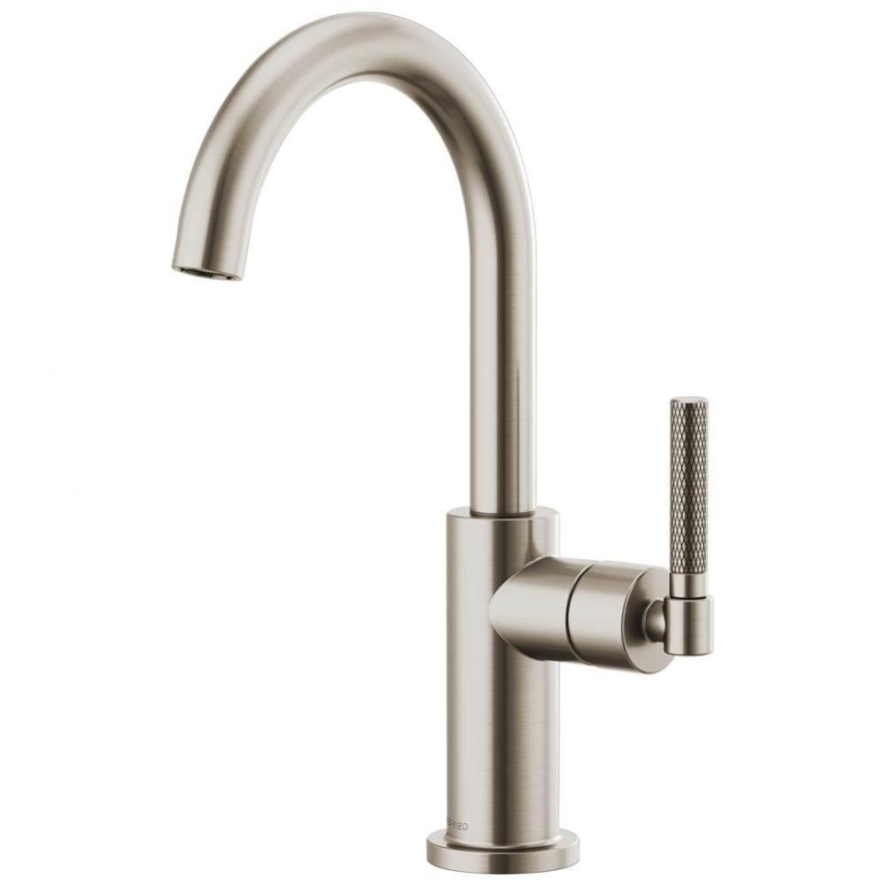 Litze&#xae; Bar Faucet with Arc Spout and Knurled Handle Kit