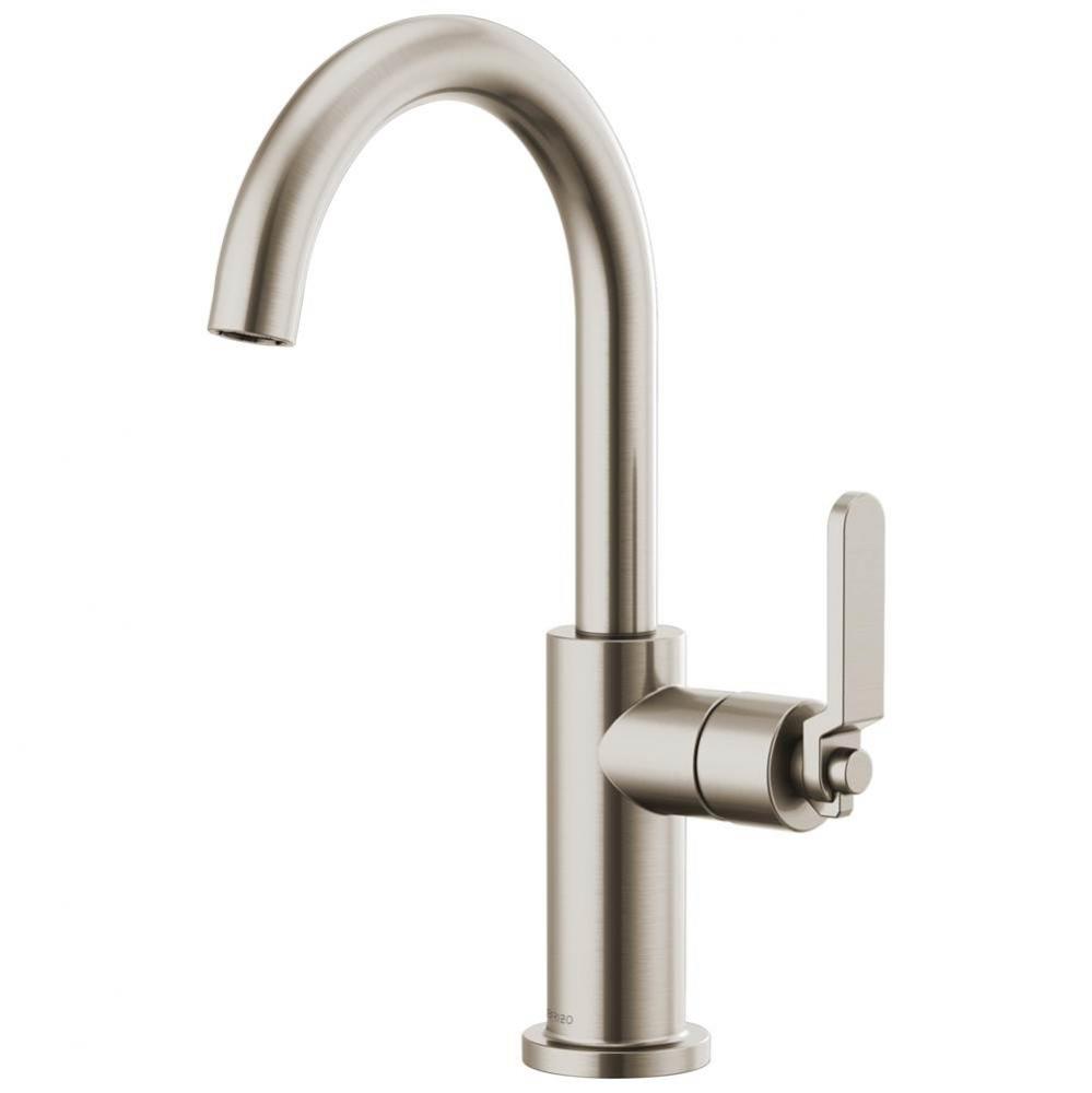 Litze&#xae; Bar Faucet with Arc Spout and Industrial Handle Kit