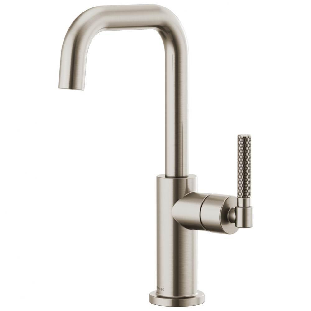 Litze&#xae; Bar Faucet with Square Spout and Knurled Handle Kit