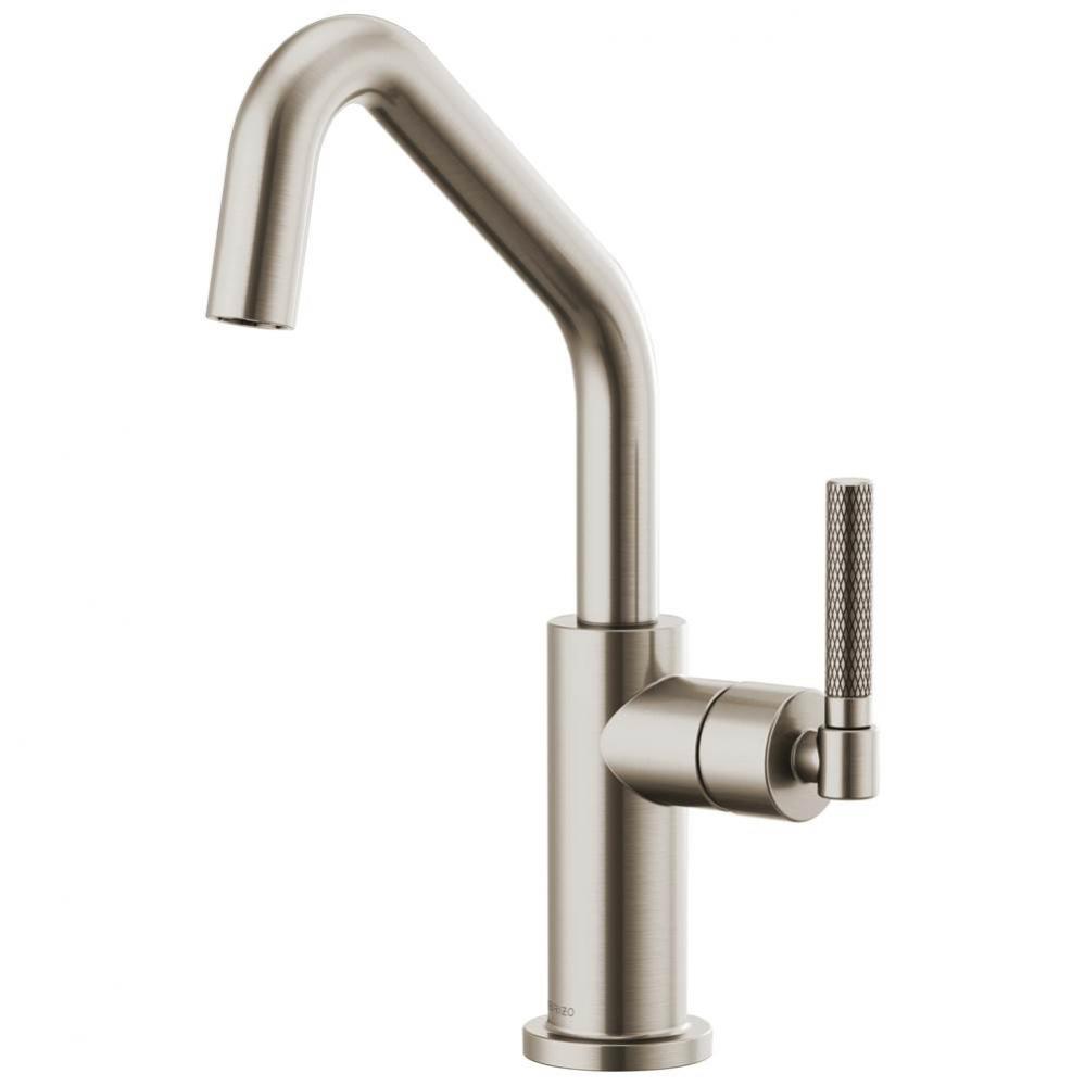 Litze&#xae; Bar Faucet with Angled Spout and Knurled Handle Kit
