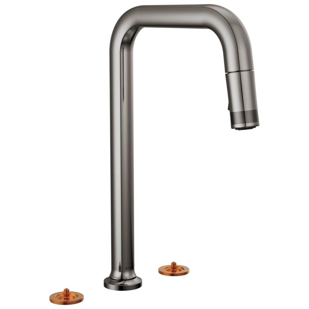 Kintsu&#xae; Widespread Pull-Down Faucet with Square Spout - Less Handles