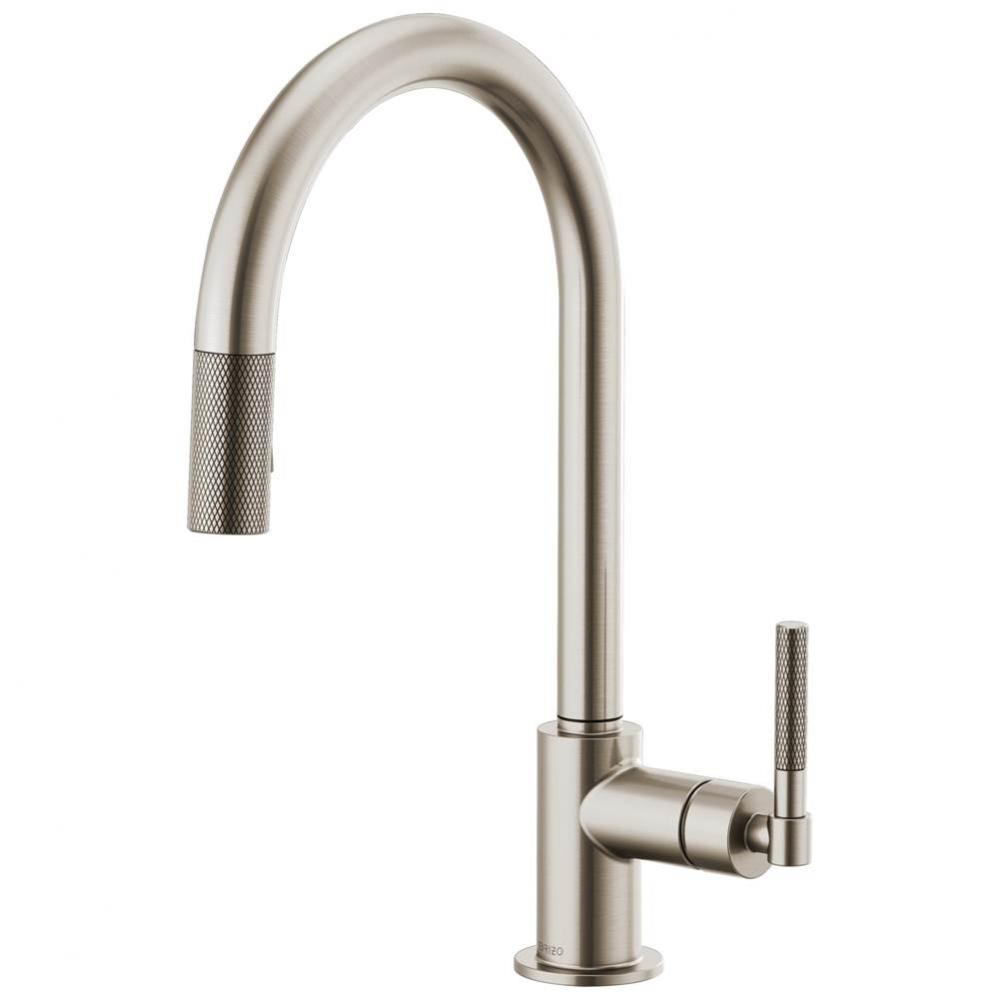 Litze&#xae; Pull-Down Faucet with Arc Spout and Knurled Handle