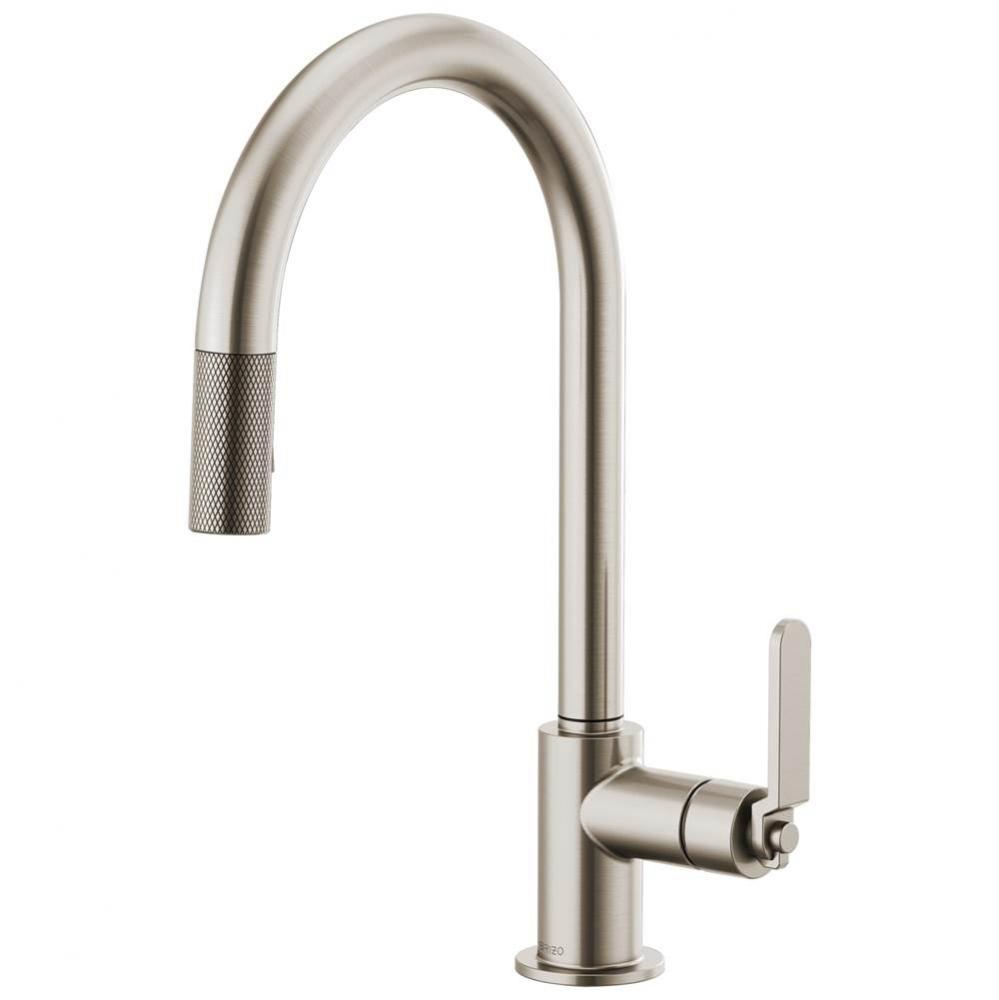 Litze&#xae; Pull-Down Faucet with Arc Spout and Industrial Handle