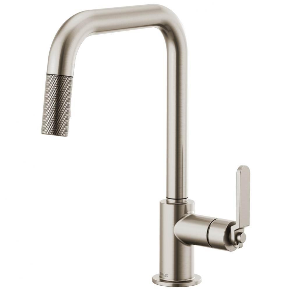 Litze&#xae; Pull-Down Faucet with Square Spout and Industrial Handle