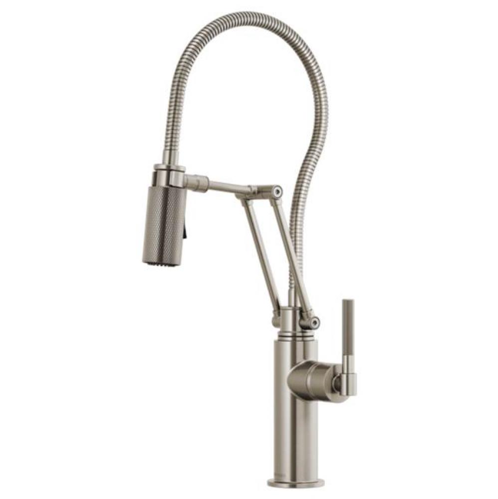 Litze&#xae; Articulating Faucet With Finished Hose