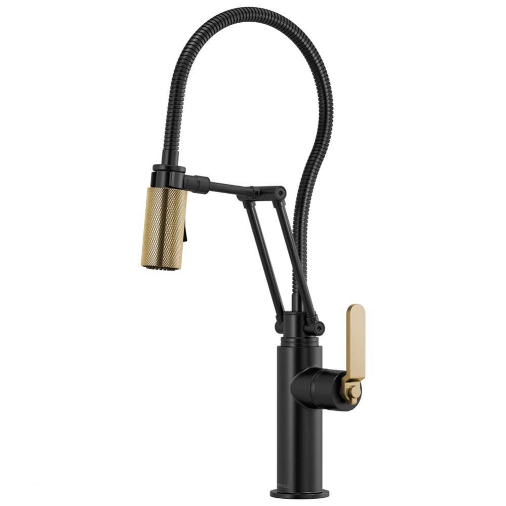 Litze&#xae; Articulating Faucet With Finished Hose