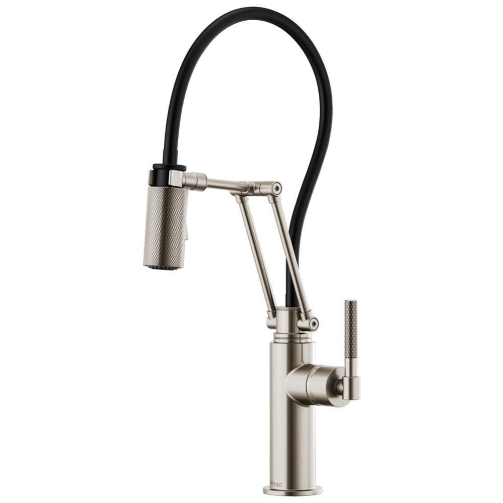 Litze&#xae; Articulating Faucet with Knurled Handle