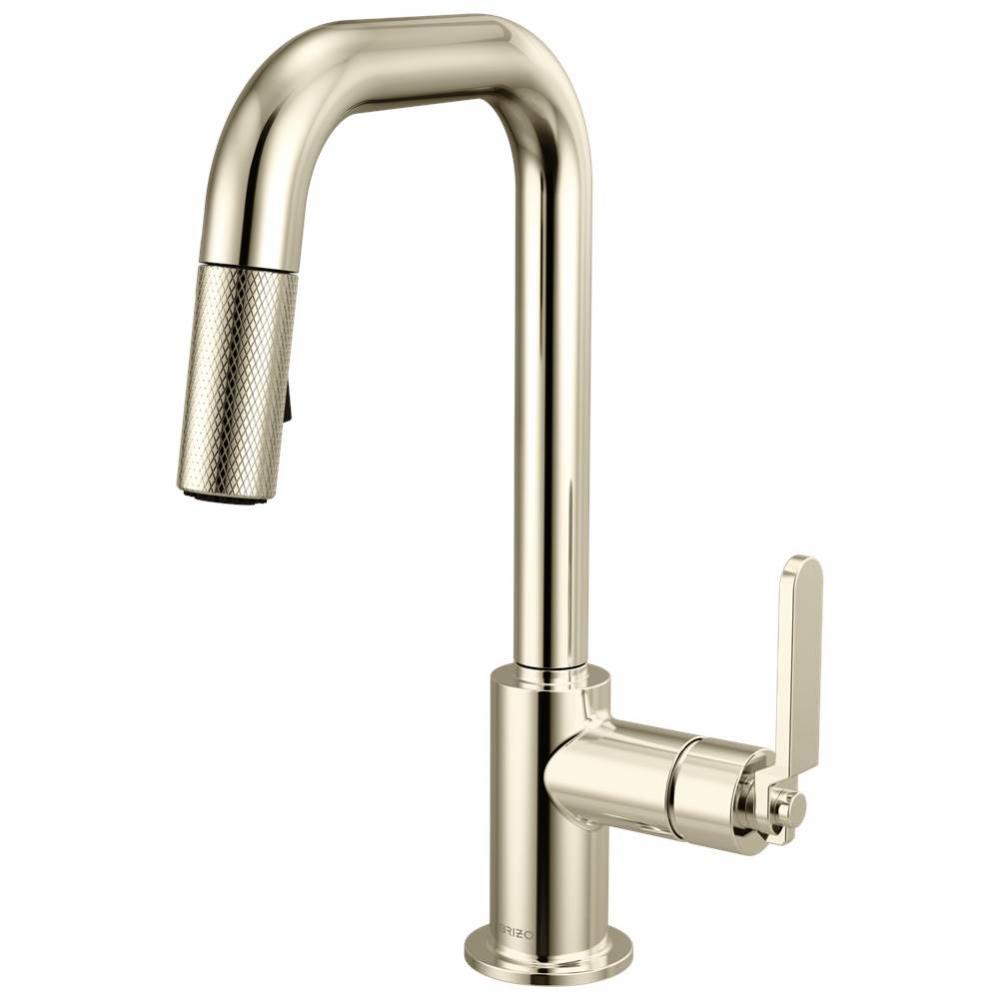 Litze&#xae; Pull-Down Prep Faucet with Square Spout - Industrial Handle