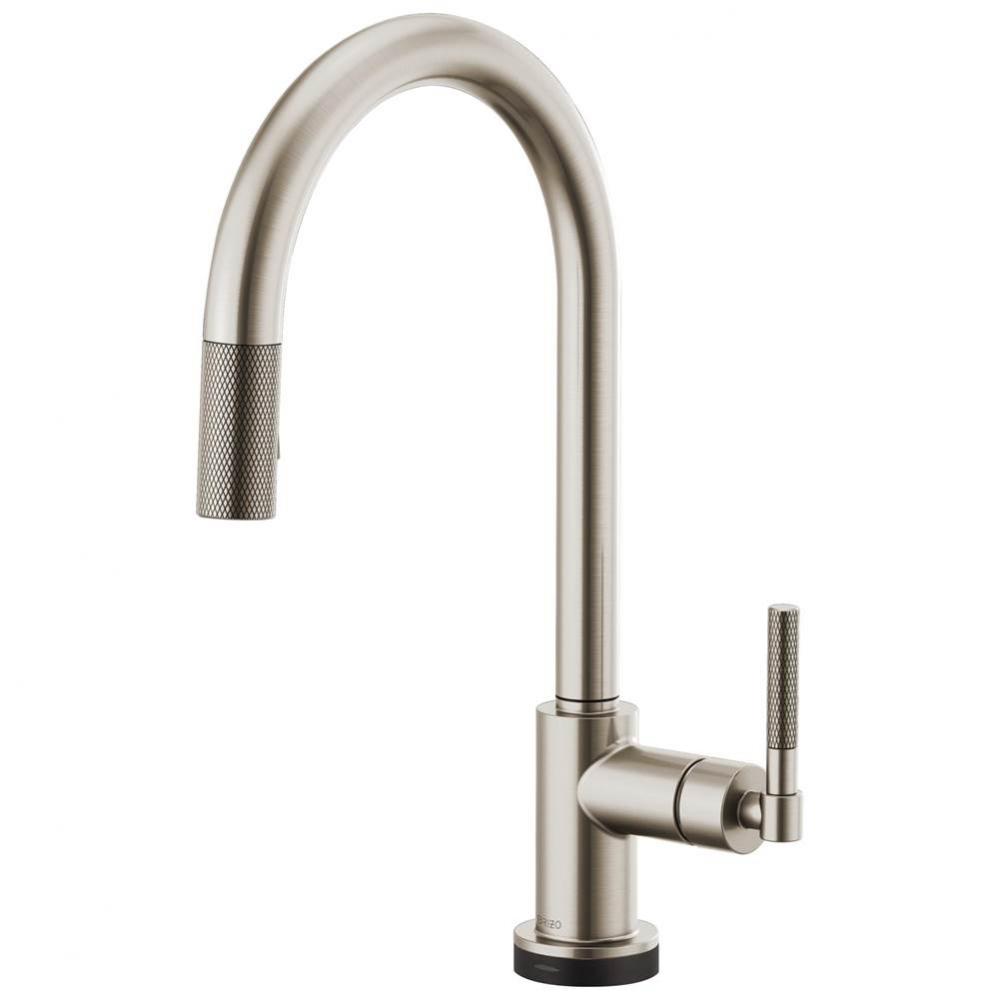 Litze&#xae; SmartTouch&#xae; Pull-Down Kitchen Faucet with Arc Spout and Knurled Handle