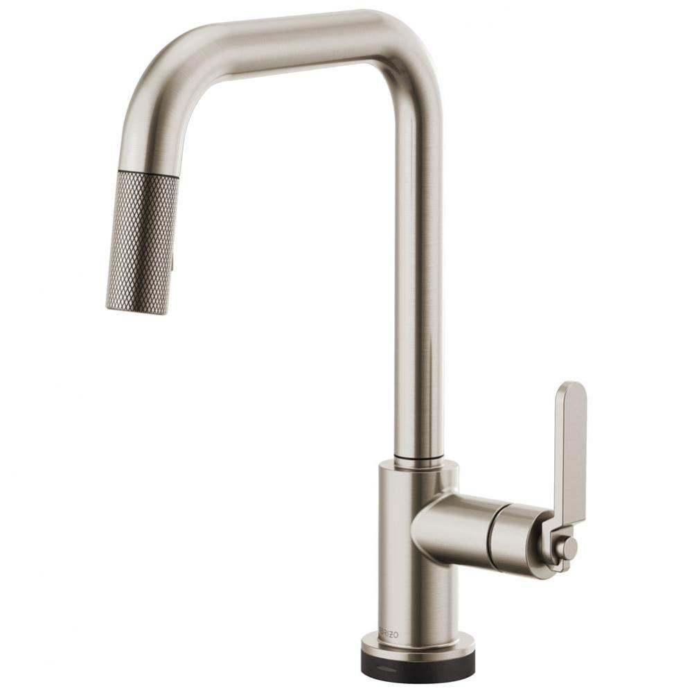 Litze&#xae; SmartTouch&#xae; Pull-Down Kitchen Faucet with Square Spout and Industrial Handle