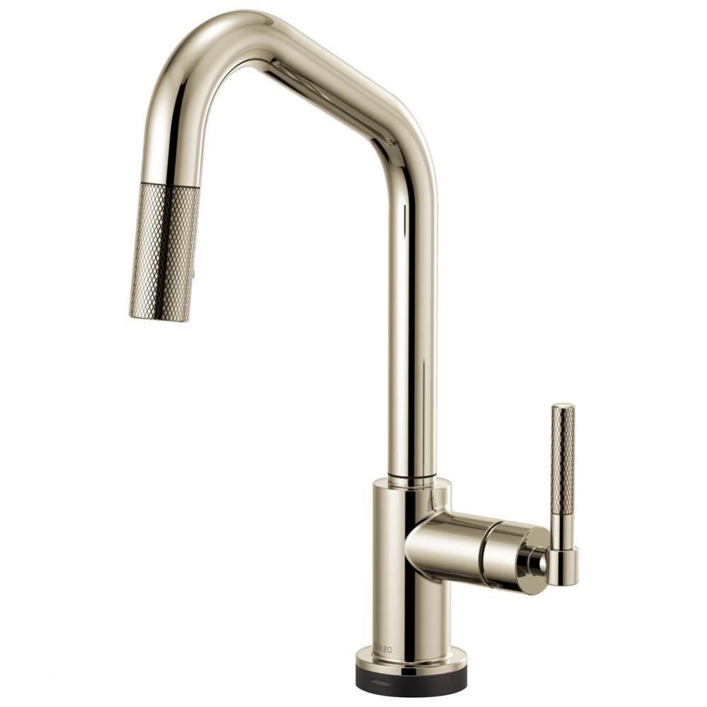 Litze&#xae; SmartTouch&#xae; Pull-Down Kitchen Faucet with Angled Spout and Knurled Handle