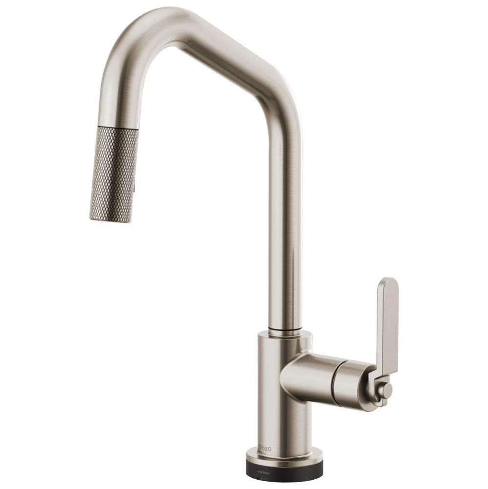 Litze&#xae; SmartTouch&#xae; Pull-Down Kitchen Faucet with Angled Spout and Industrial Handle