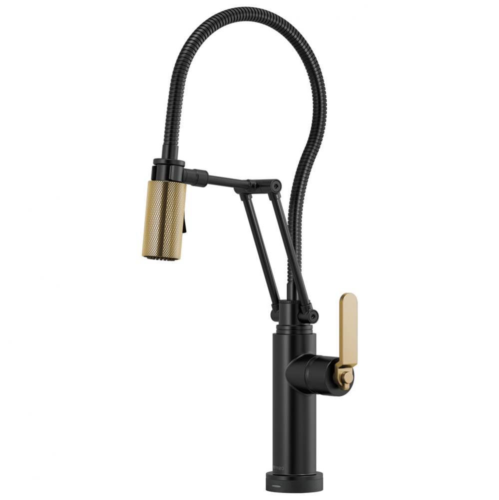 Litze&#xae; SmartTouch&#xae; Articulating Kitchen Faucet With Finished Hose