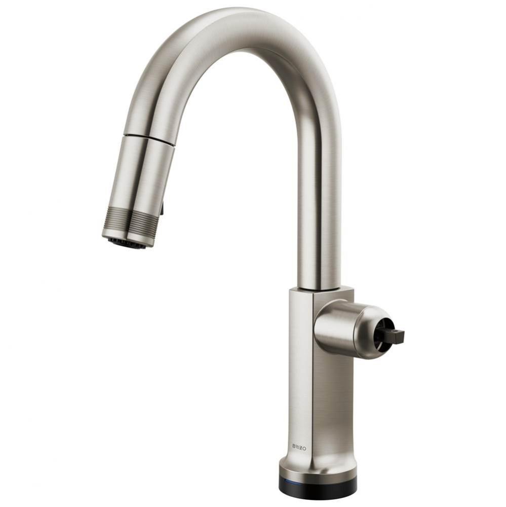 Kintsu&#xae; SmartTouch&#xae; Pull-Down Prep Faucet with Arc Spout - Less Handle