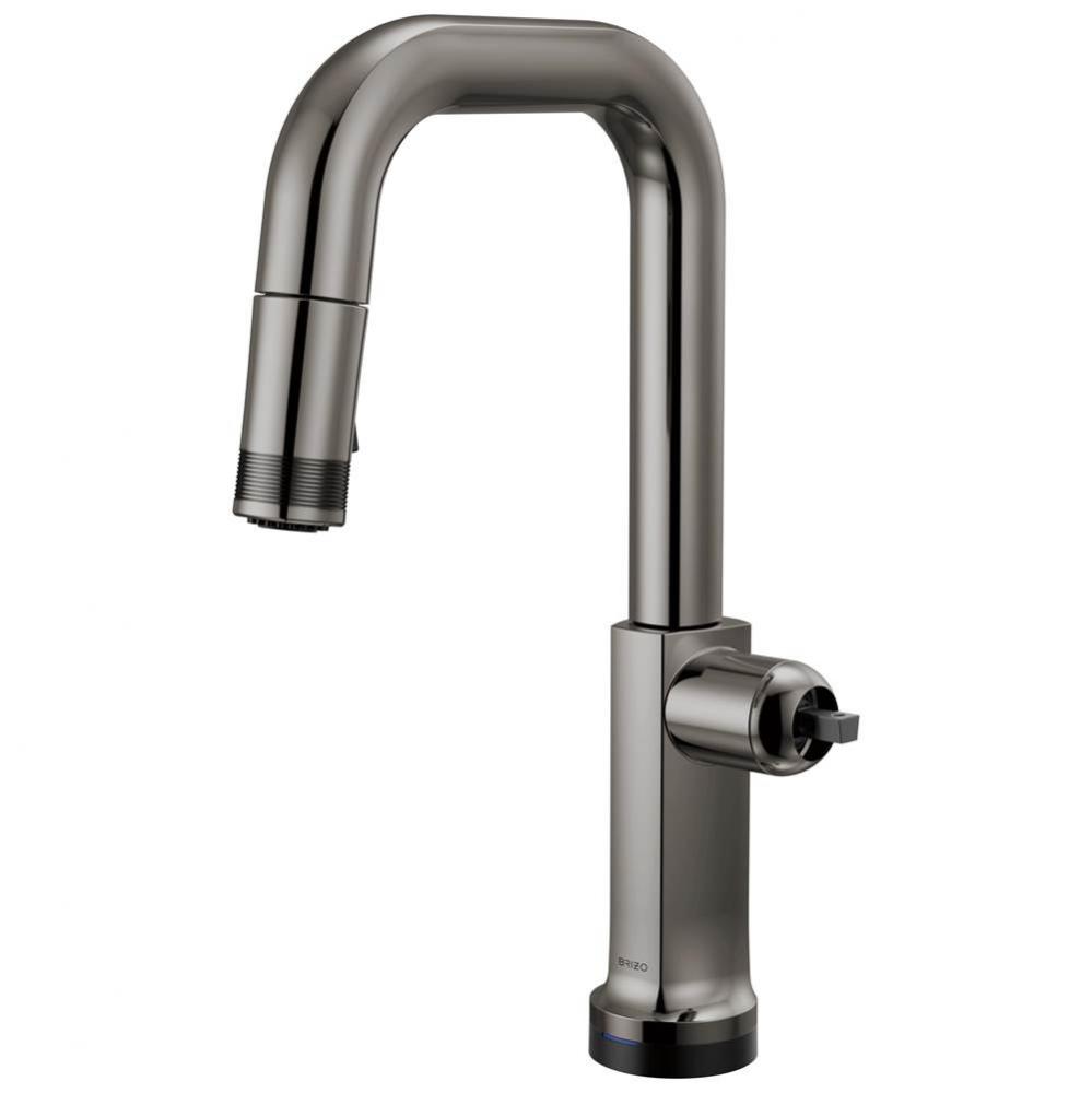 Kintsu&#xae; SmartTouch&#xae; Pull-Down Prep Faucet with Square Spout - Less Handle