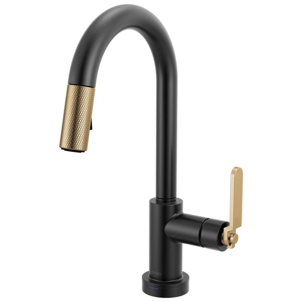 Litze&#xae; Smarttouch Pull-Down Prep Faucet with Arc Spout - Industrial Handle