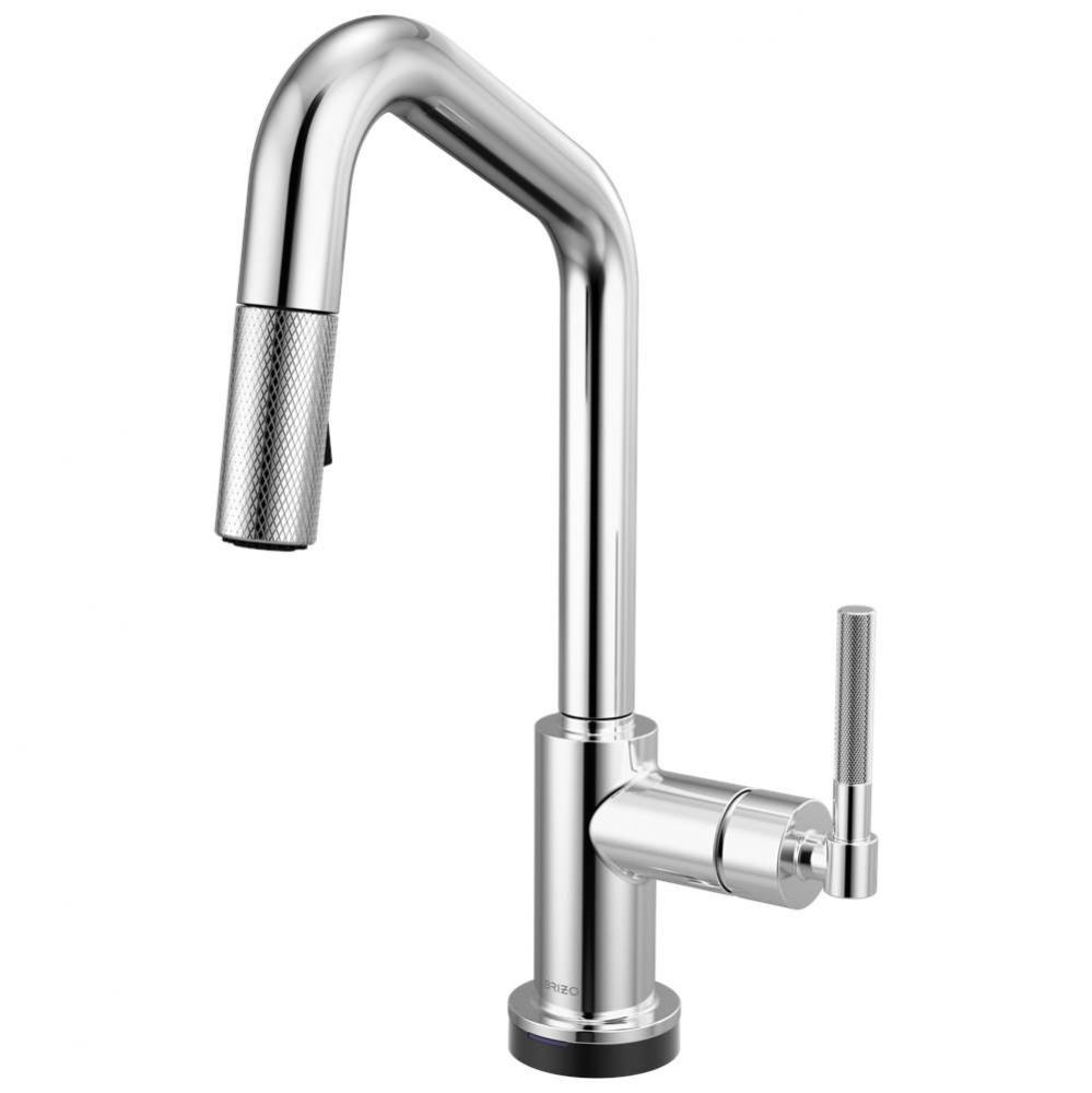 Litze&#xae; Smarttouch Pull-Down Prep Faucet with Angle Spout - Knurled Handle