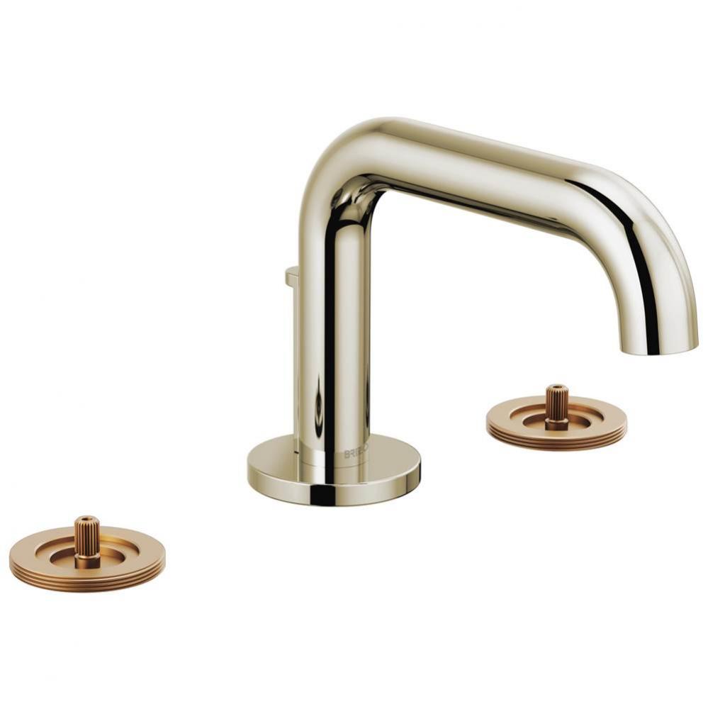 Litze&#xae; Widespread Lavatory Faucet with Low Spout - Less Handles 1.2 GPM