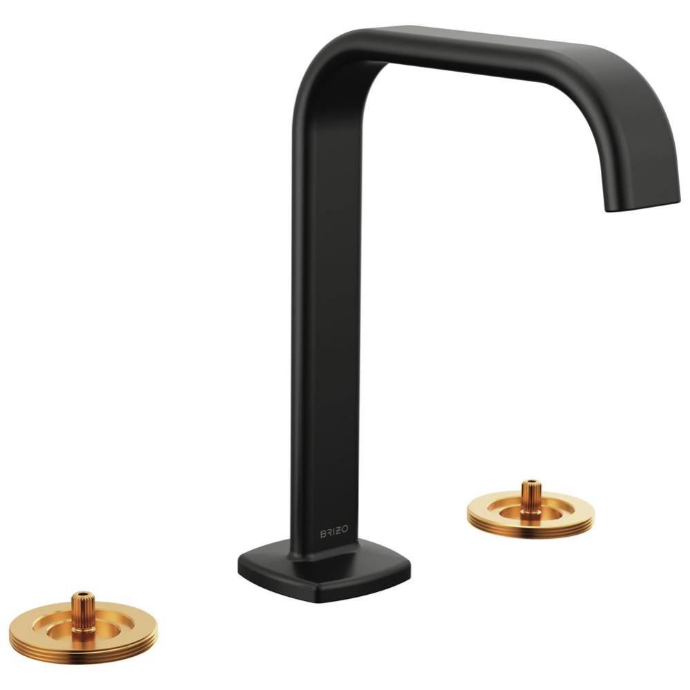 Allaria™ Widespread Lavatory Faucet with Square Spout - Less Handles