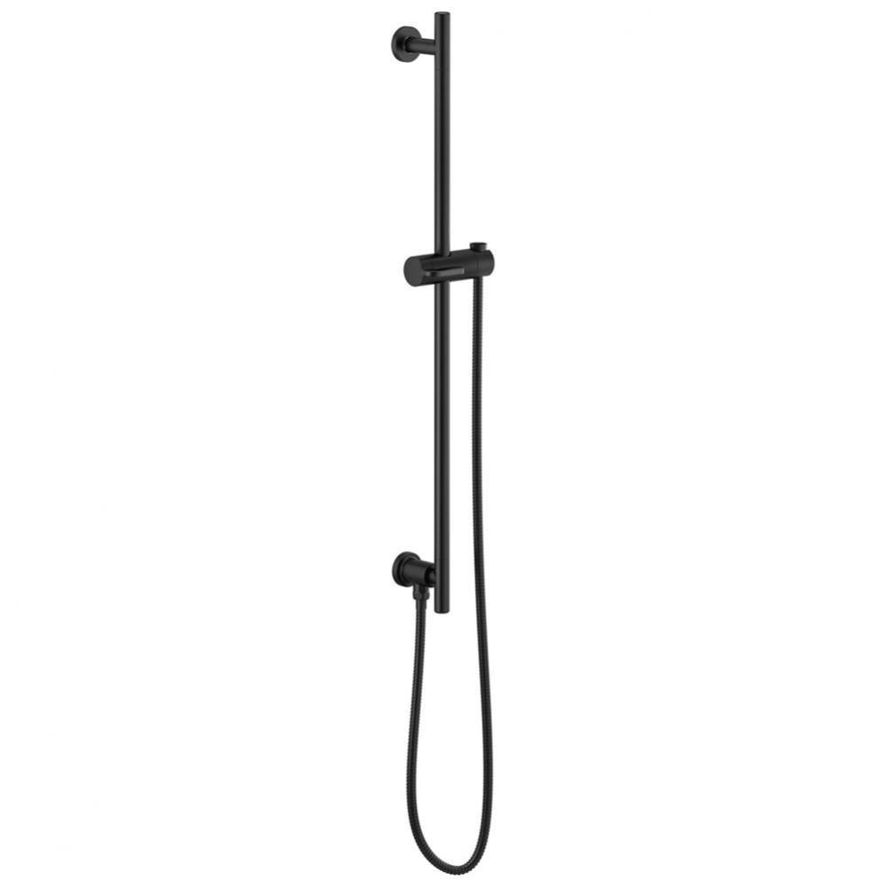 Universal Showering Linear Round Slide Bar With Hose