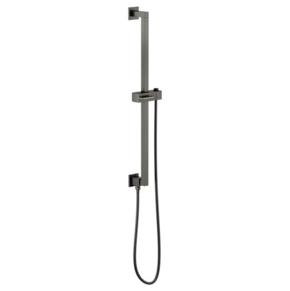 Universal Showering Linear Square Slide Bar With Hose