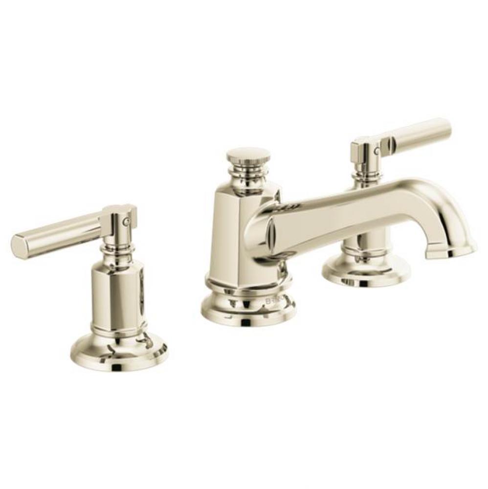 Invari&#xae; Widespread Lavatory Faucet with Angled Spout - Less Handles 1.2 GPM