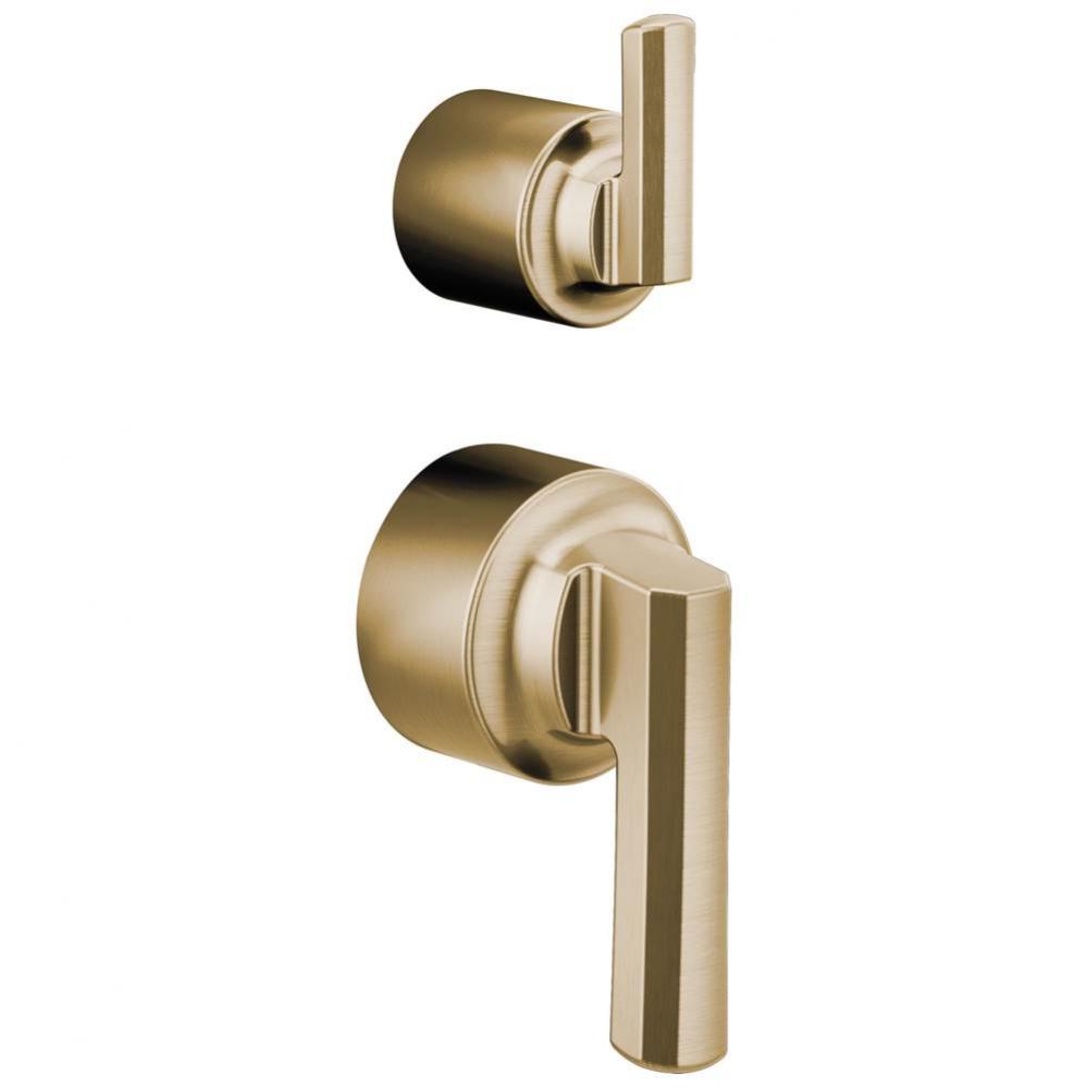 Levoir™ Pressure Balance Valve with Integrated Diverter Trim Lever Handle Kit