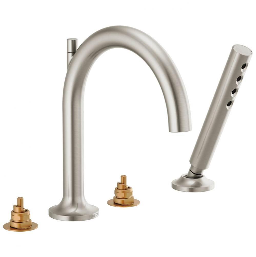 Odin&#xae; Roman Tub Faucet with Handshower - Less Handles