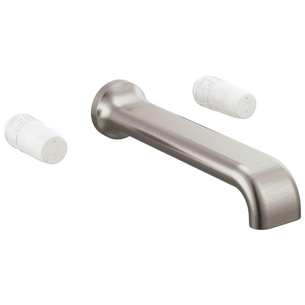 Allaria™ Two-Handle Wall Mount Tub Filler - Less Handles