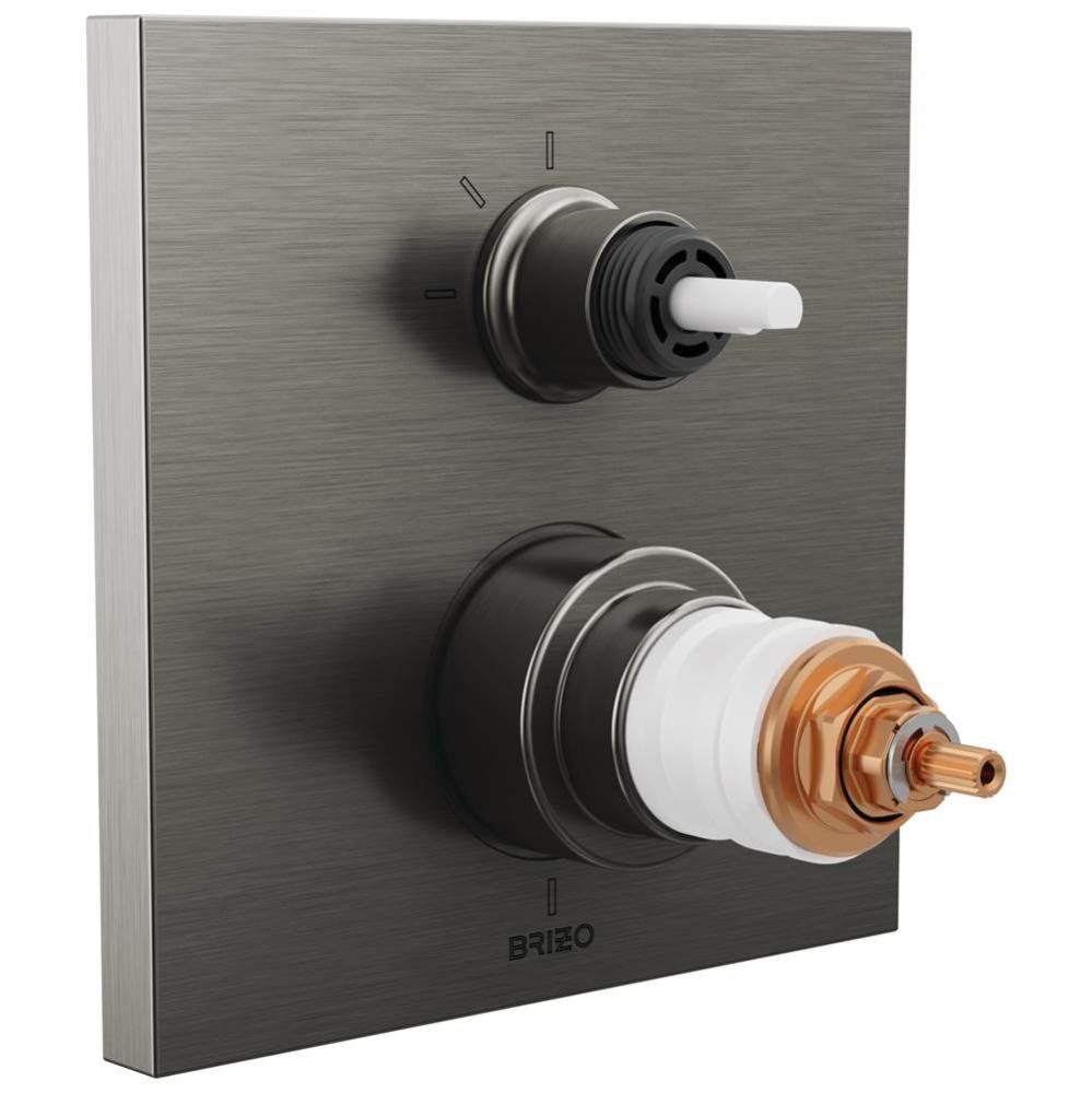 Frank Lloyd Wright&#xae; TempAssure&#xae; Thermostatic Valve with 3-Function Integrated Diverter T