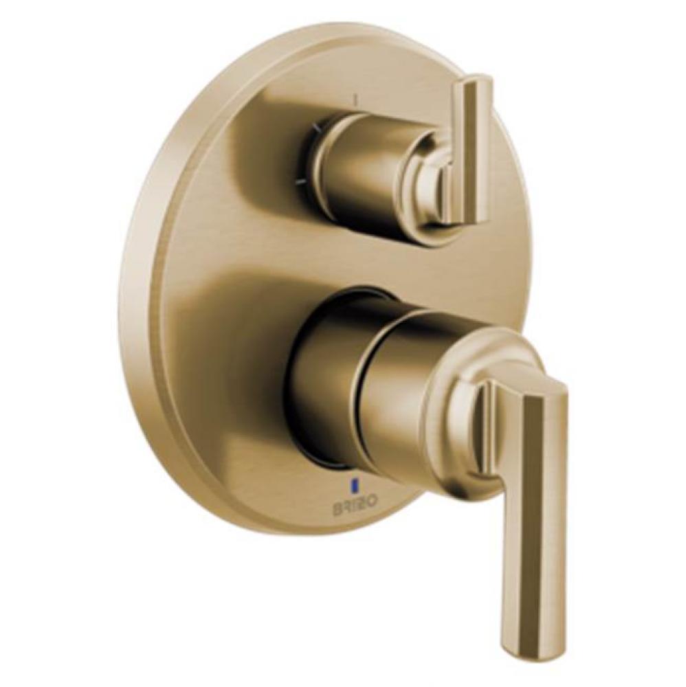 Levoir™ Pressure Balance Valve With Integrated 3-Function Diverter Trim - Less Handles