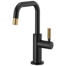 Brizo 61353LF-C-BLGL - Litze® Beverage Faucet with Square Spout and Knurled Handle