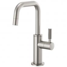 Brizo 61353LF-C-SS - Litze® Beverage Faucet with Square Spout and Knurled Handle