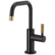 Brizo 61353LF-H-BLGL - Litze® Instant Hot Faucet with Square Spout and Knurled Handle